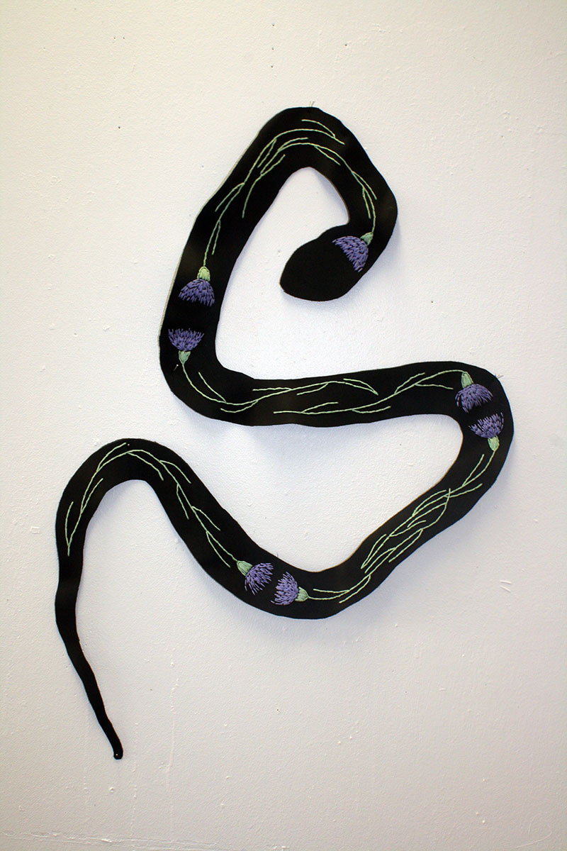 Serpent (série 'Fleurir'), 2023