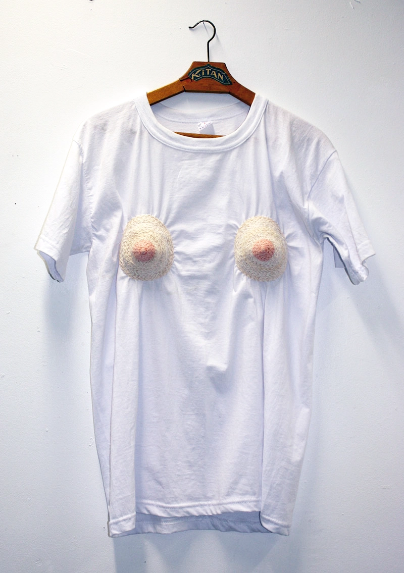 Apparition, tee-shirt brodé