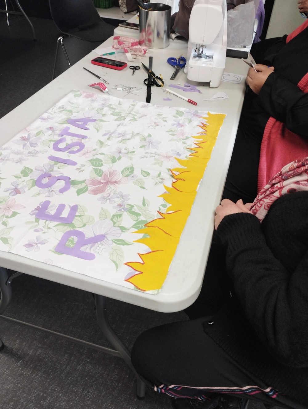 Création de bannières féministes