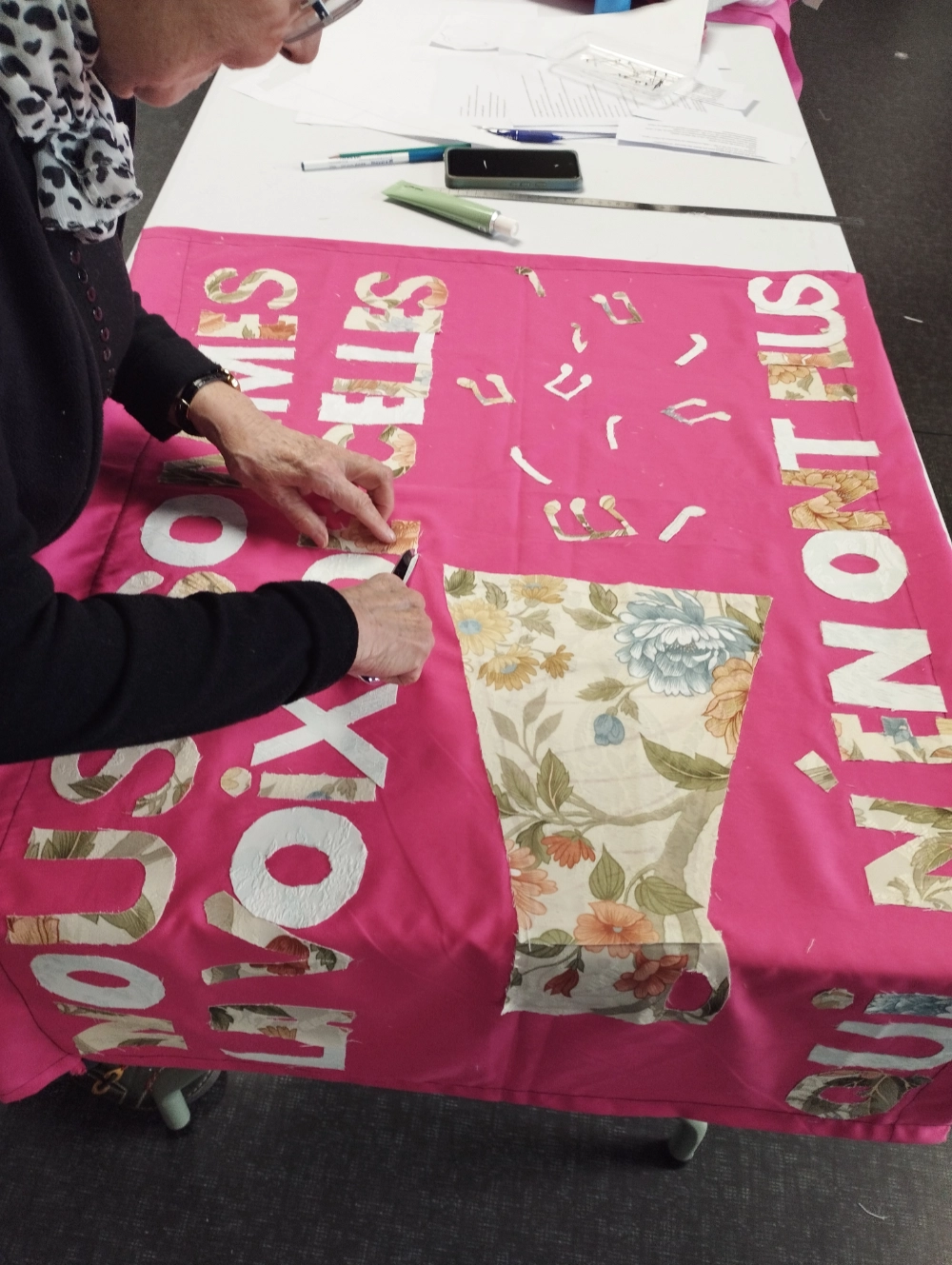 Création de bannières féministes